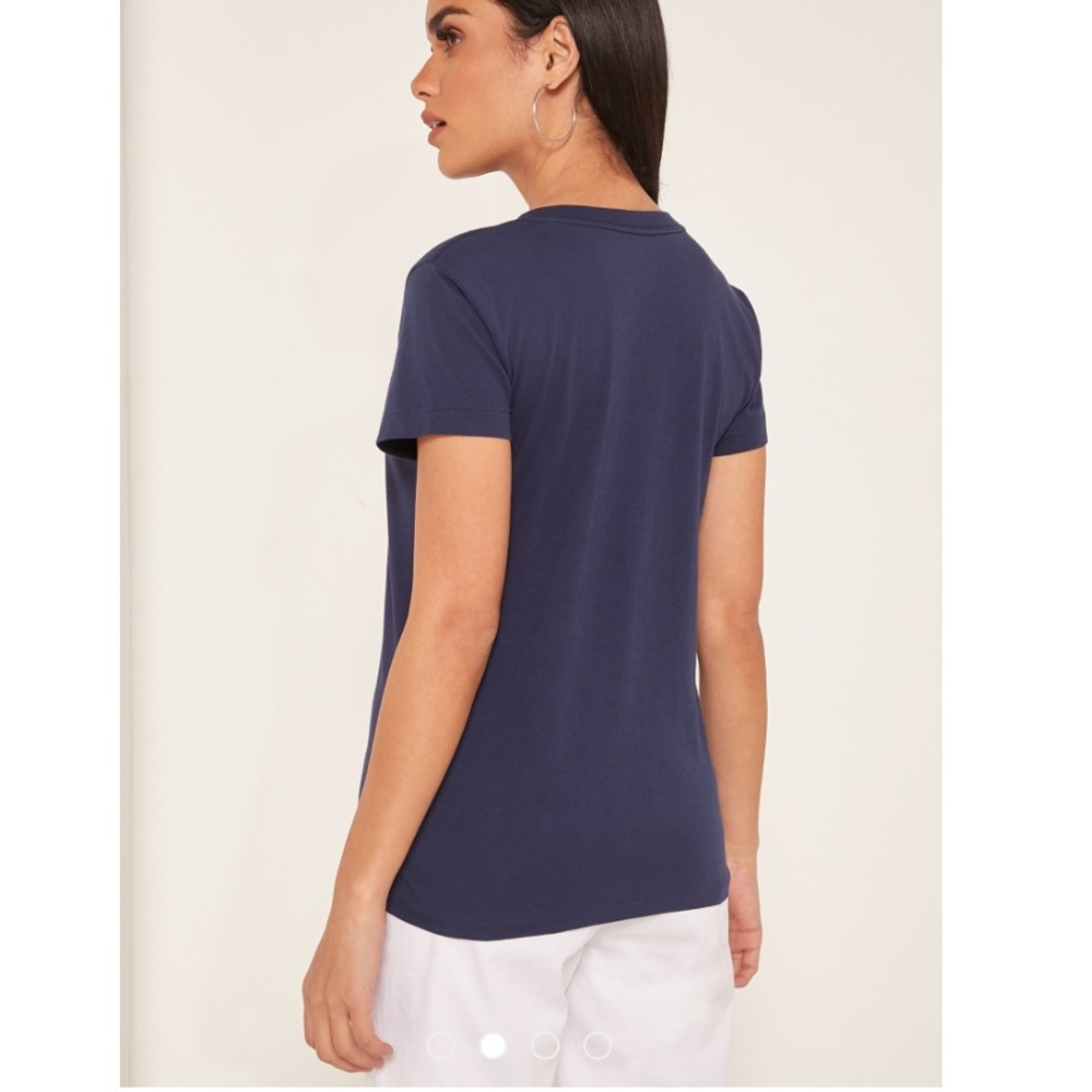 🆕 Ralph Lauren Peach V-Neck T-Shirt 👚🍑 - Picture 9 of 9